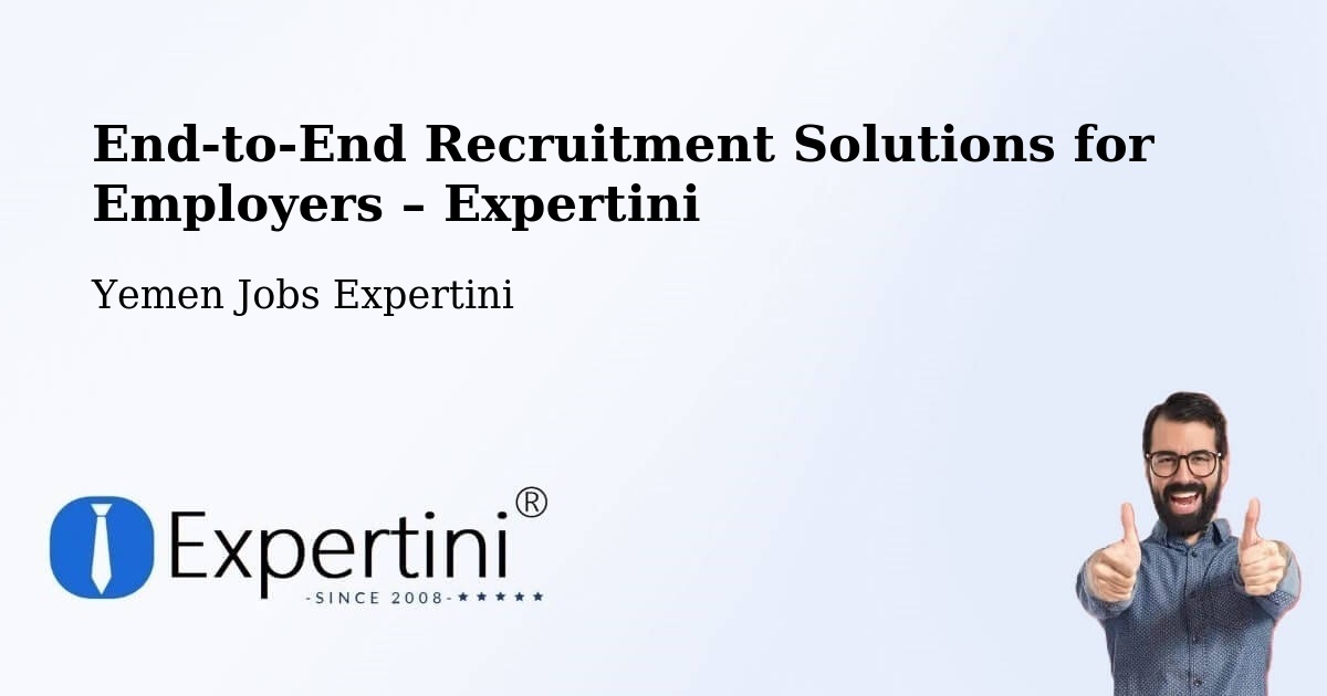 Recruitment Solutions for Employers – Midi - Midi, Yemen Jobs Expertini